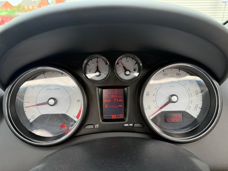 2012 Peugeot 308 1.6 THP 156 Allure 2dr CONVERTIBLE Petrol Manual