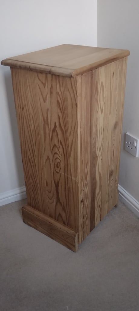 PINE CABINET WITH A TOP DRAWER 