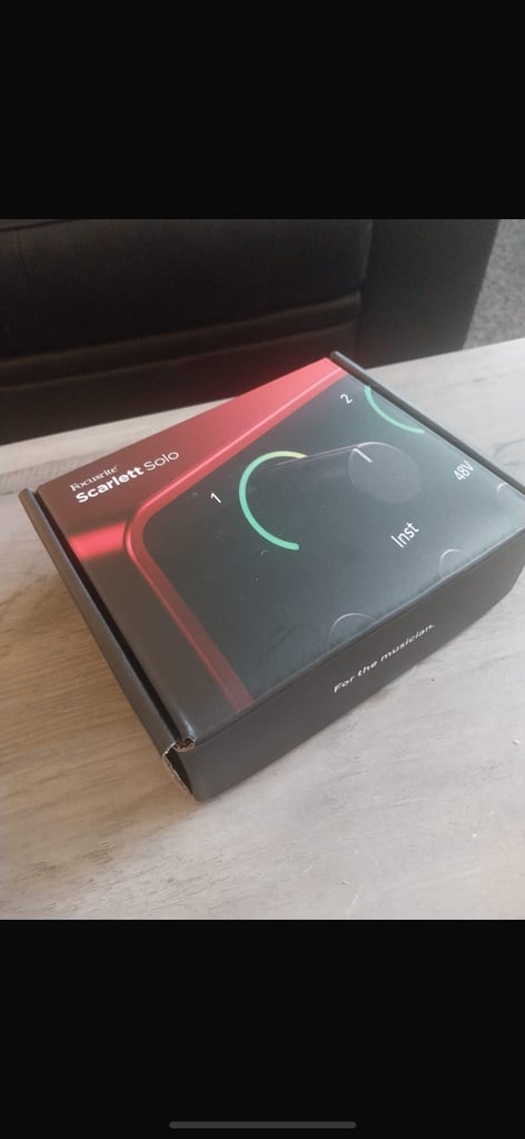 image for Scarlett solo focusrite 4th gen Audio interface 