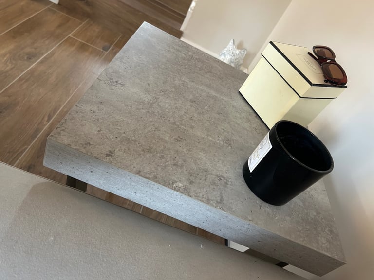 Grey side table  **RESERVED**