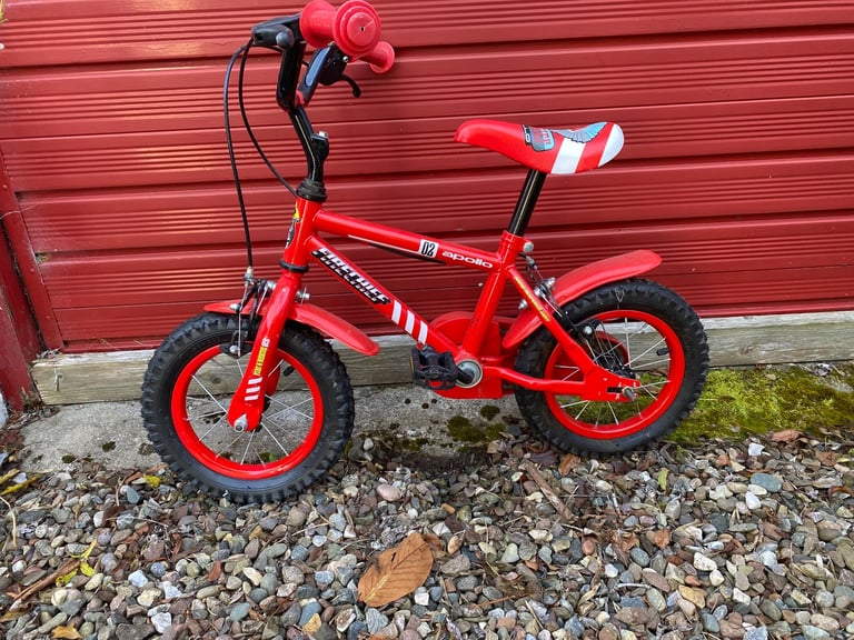 Toddler’s Red Fireman Bike