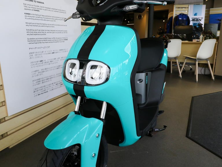 IN STOCK NOW! - NEW Yamaha NEO's Electric Scooter. (Aqua) £3,100 On The Road