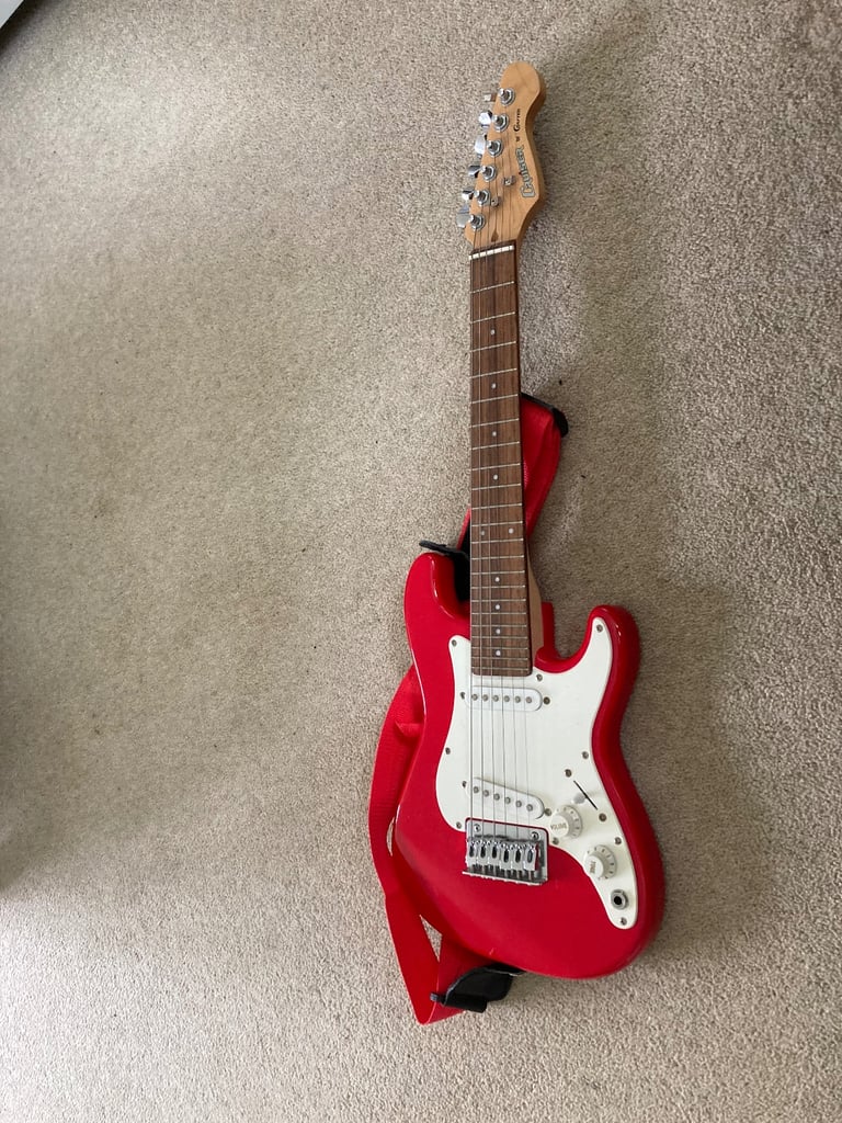 image for Junior guitar and fender amp