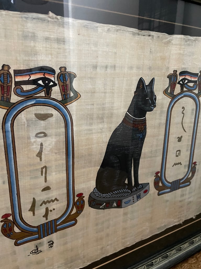 90s Egyptian artwork 