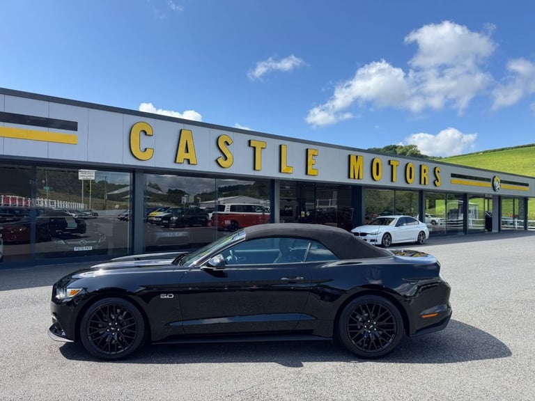 2017 17 FORD MUSTANG 5.0 V8 GT CONVERTIBLE 2DR PETROL SELSHIFT EURO 6 (416 BHP)