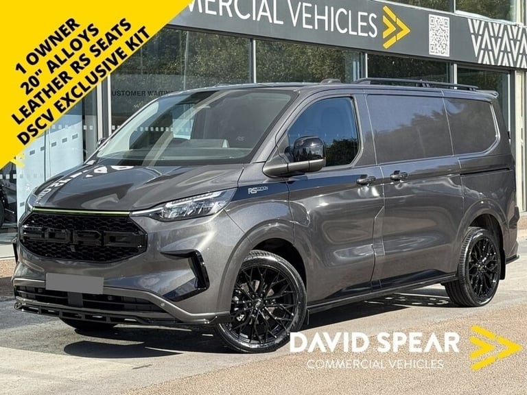 2024 Ford Transit Custom 136ps 300 Limited RS Edition L1 SWB with Air Con, Rev Cam, 20 Alloys, Le...
