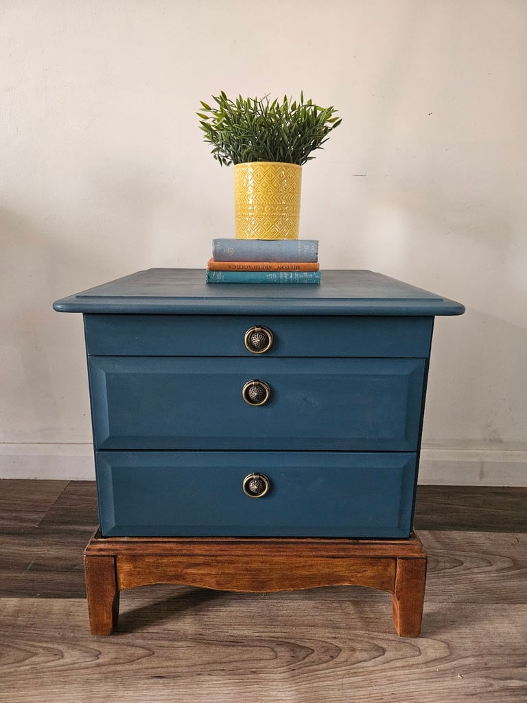 Stag bedside drawers by Vintage Revival