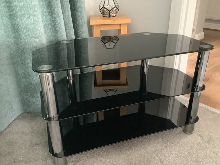 image for Glass tv stand