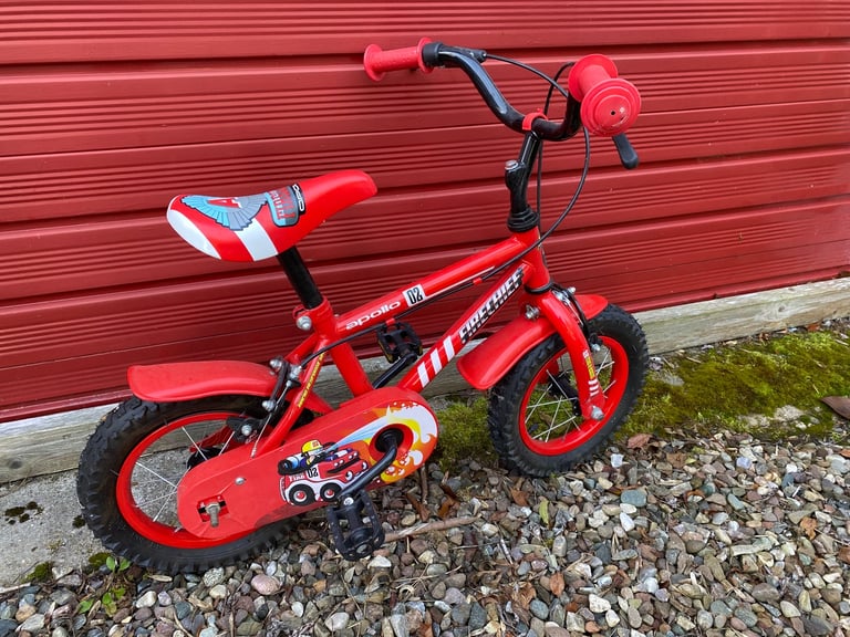 Toddler’s Red Fireman Bike