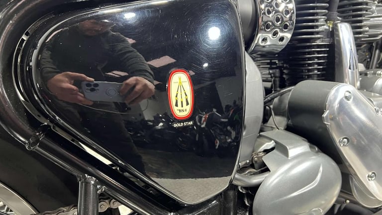 BSA Gold Star 650 2024 only 324 miles retro bike with a twist 650cc single