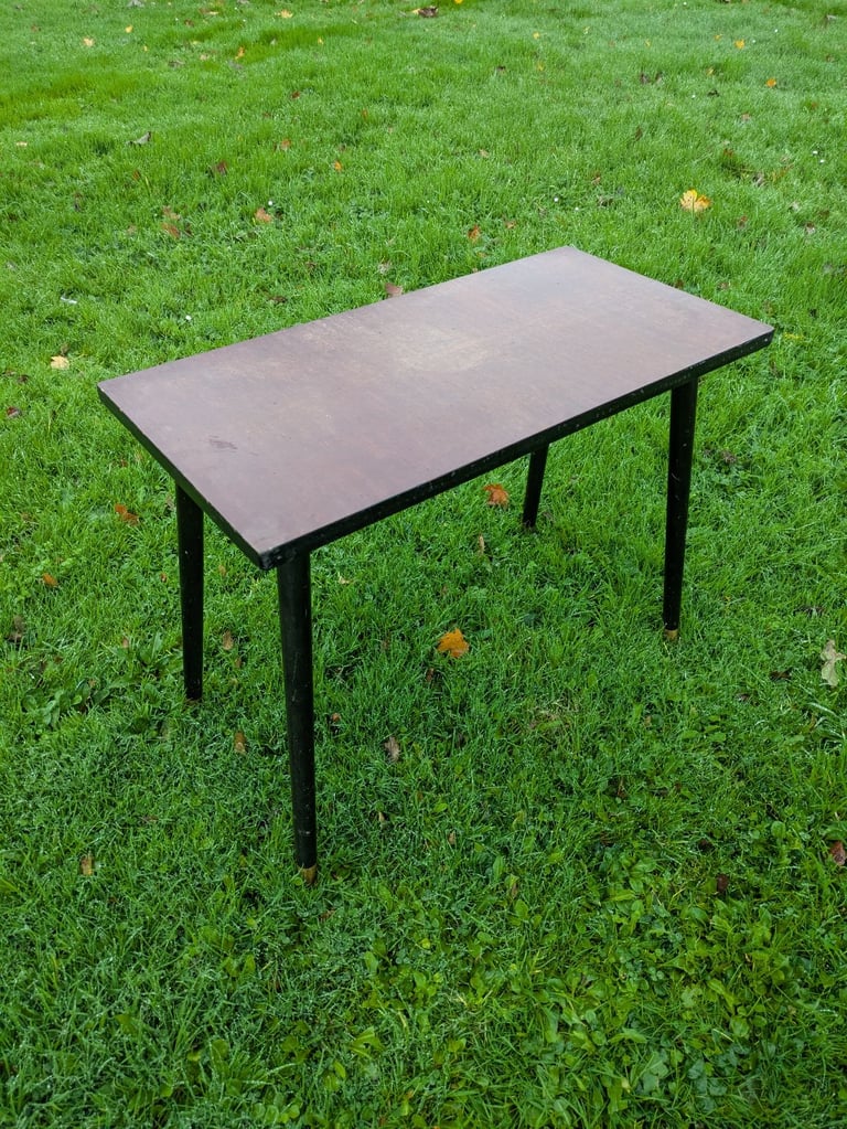 Mid Century Side Table Plant Stand Dansette Sputnik Style Retro Vintage