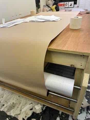 Bespoke Wooden Pattern Cutting Table