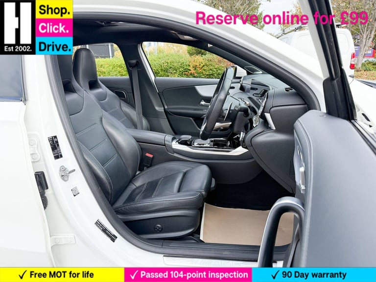  Mercedes-Benz A-Class 2.0 A35 AMG (Premium Plus) Hatchback 5dr Petrol SpdS DCT 4MATIC Euro 6 (s/...