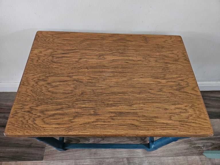 Solid wood side table by Vintage Revival