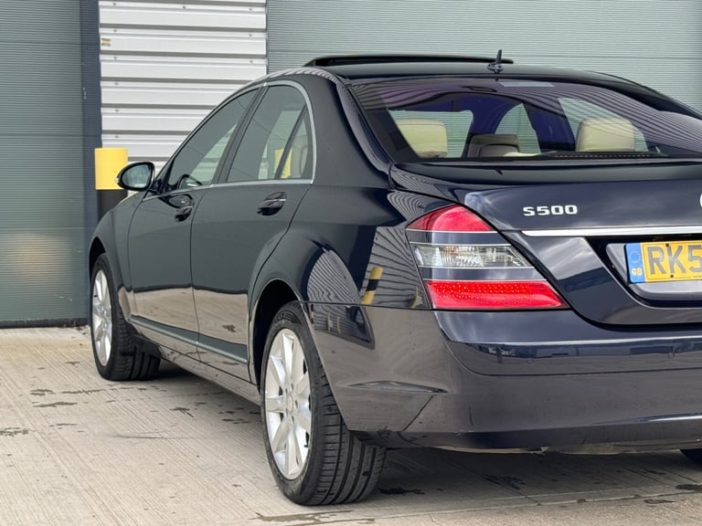 MERCEDES-BENZ S500 5.5 V8 PETROL AUTO 5DR SALOON 2007 [57] BLUE