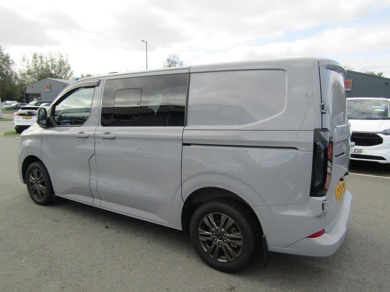 2025 Ford Transit Custom 2.0D EcoBlue 170ps H1 Double Cab Van Limited Auto Crew Bus Diesel Automatic