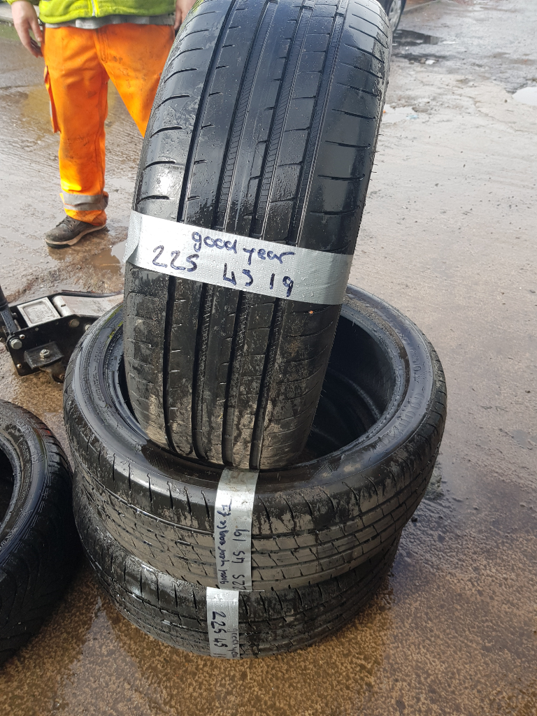 image for 225 45 19 Goodyear eagle f1 Tyres Matching pair ONLY £50 each fitted&balanced open 7 days a week