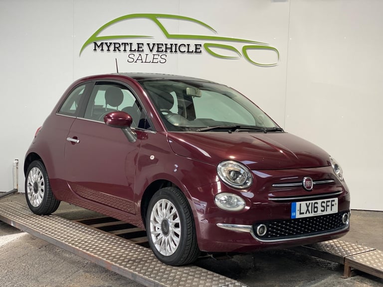 2016 Fiat 500 1.2 Lounge 3dr HATCHBACK PETROL Manual