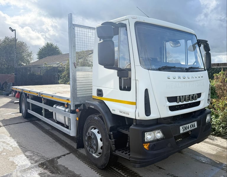2014 IVECO EUROCARGO 180E25 ALLOY FLATBED EURO-6 18TON U-LEZ !! 5,000 MILES !!