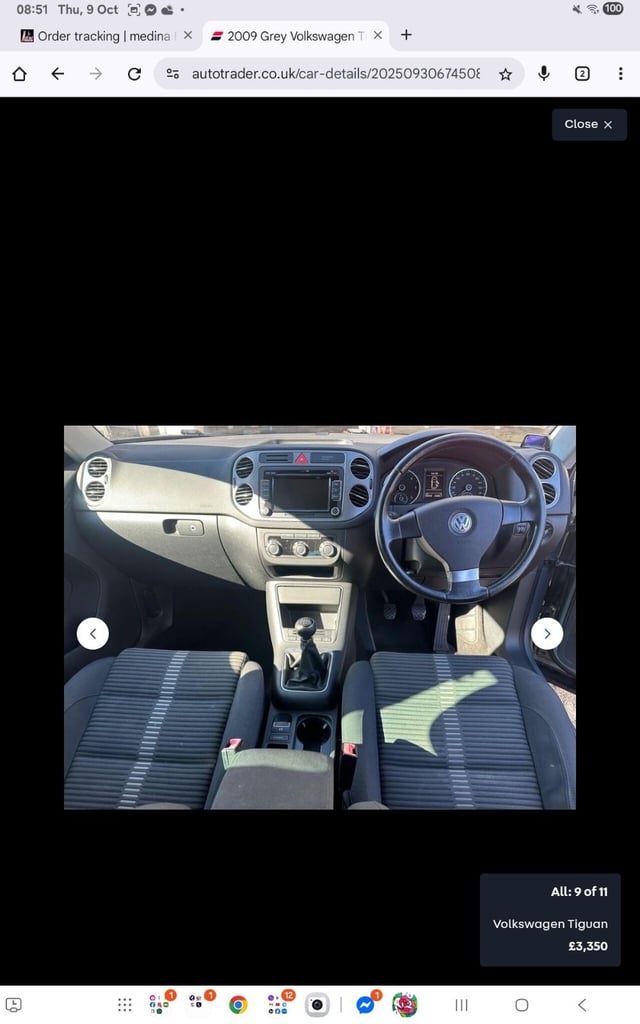 Volkswagen, TIGUAN, Estate, 2009, Manual, 1968 (cc), 5 doors