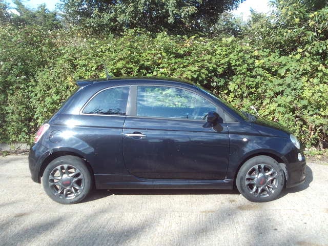 2015 Fiat 500 1.2 S 3dr Black 54k Miles Years MOT Warranty HATCHBACK Petrol Manual