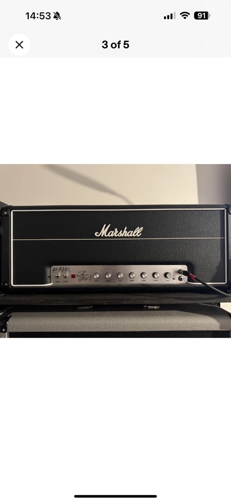 Marshall AFD100 slash signature amp 