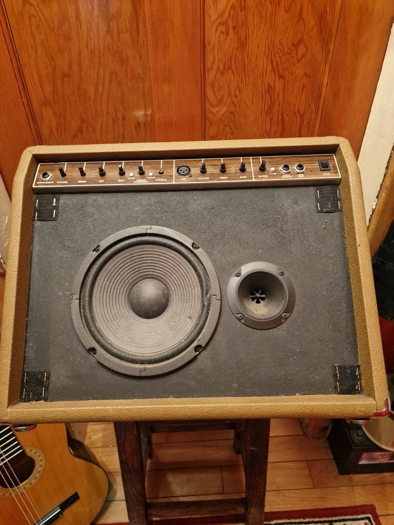 image for Fender Acoustisonic  30 Guitar Amp. Spares Or Repairs. Knobs/mesh Missing Works