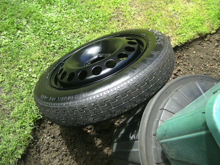 ONE,NEW/AS NEW,VAUXHALL 5 STUD,5 X 110 PCD SPACESAVER SPARE WHEEL,C/W PIRELLI T125/85/16