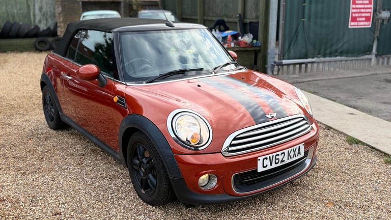 2012 Mini convertible manual 1.6 petrol