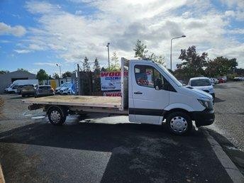2017 ON 17 PLATE MERCEDES BENZ SPRINTER 314CDI 2200CC LWB FLAT BED PICKUP ULEZ
