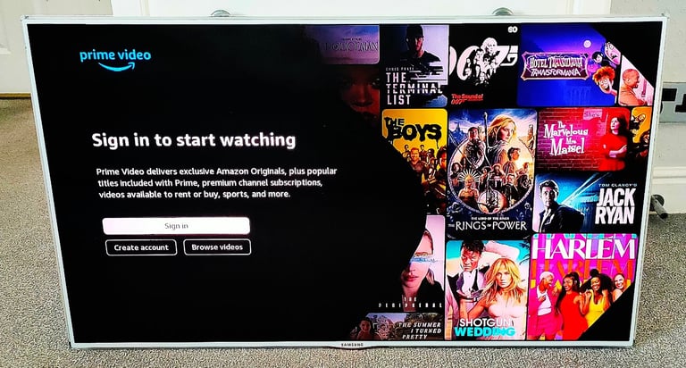 40" WHITE SAMSUNG WALL MOUNT FHD SLIM LED WIFI TV LTD APPS SCREEN MIRRORING RC & NEW WALL BRACKETS