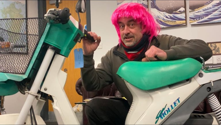 image for 1994 JDM Suzuki Super Mollet quirky little scooter