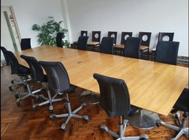 Stunning Extra Large Office, Meeting, Boardroom, Conference Table (seats up to 22)