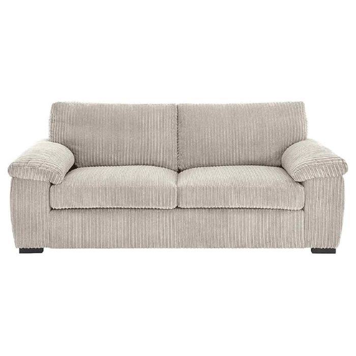 Brand New Sofa Set - Thomes Full Back Jumbo Cord L Shape Corner OR 3+2 Seater Sofa - Cream