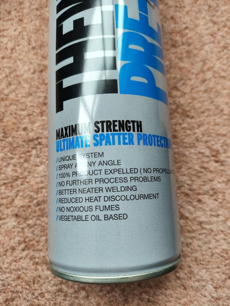 The Works Works Pre-Weld Max Maximum Strength Spatter Protection box of 12 x 600ml