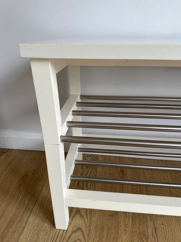 IKEA Shoe Rack (TJUSIG) white 108 x 34 x 50 cm