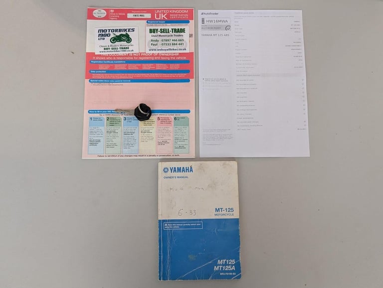 2016 Yamaha MT-125