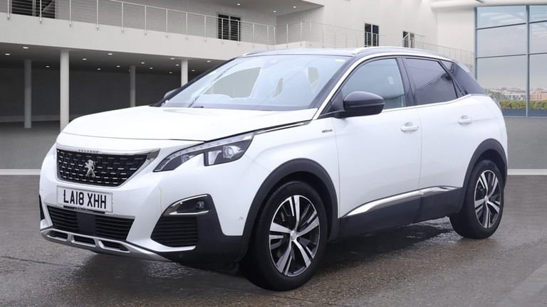 2018 Peugeot 3008 1.6 THP GT Line SUV 5dr Petrol EAT Euro 6 (s/s) (165 ps) Petrol Automatic