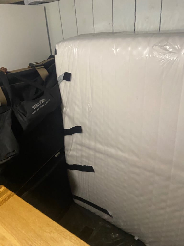 Double bed with double mattress included 