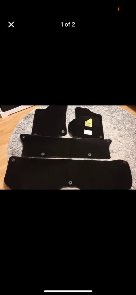 Vw Sharan 2006-2010 Carpet Car Floor Mats 11 Clips