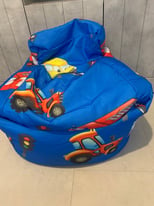 Free Boys tractor bean bag immaculate condition 