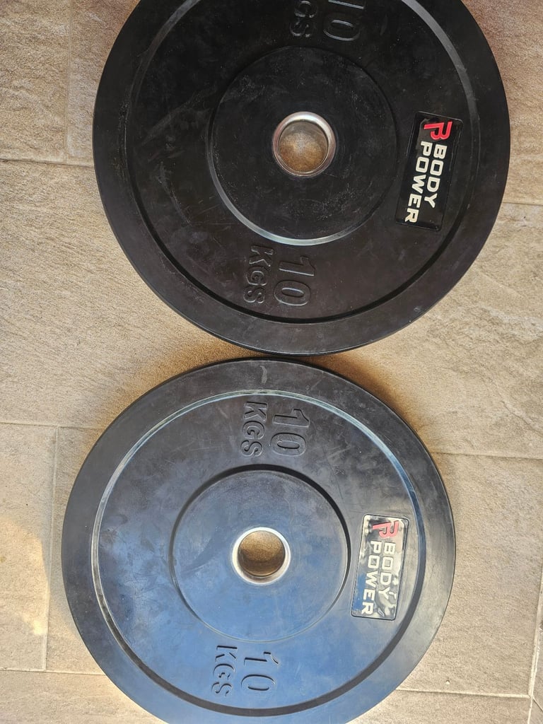 150kg body power olympic bumper plates 