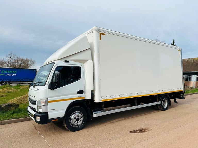 2017 (67) MITSUBISHI FUSO CANTER 7C18 7.5 TON BOX, COLUMN TAIL LIFT