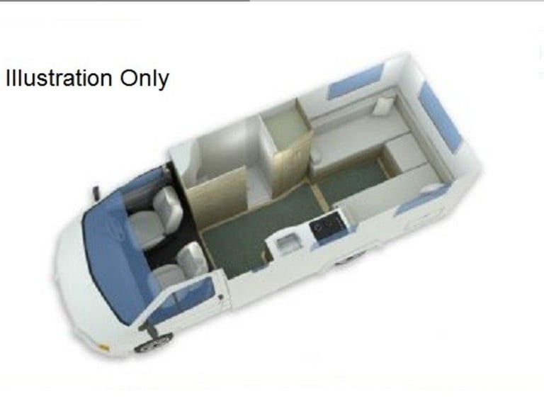 Elddis Autoquest 140, 2012/12, FSH, 2 berth, end lounge July 2025 Hab check 25 HPI clear