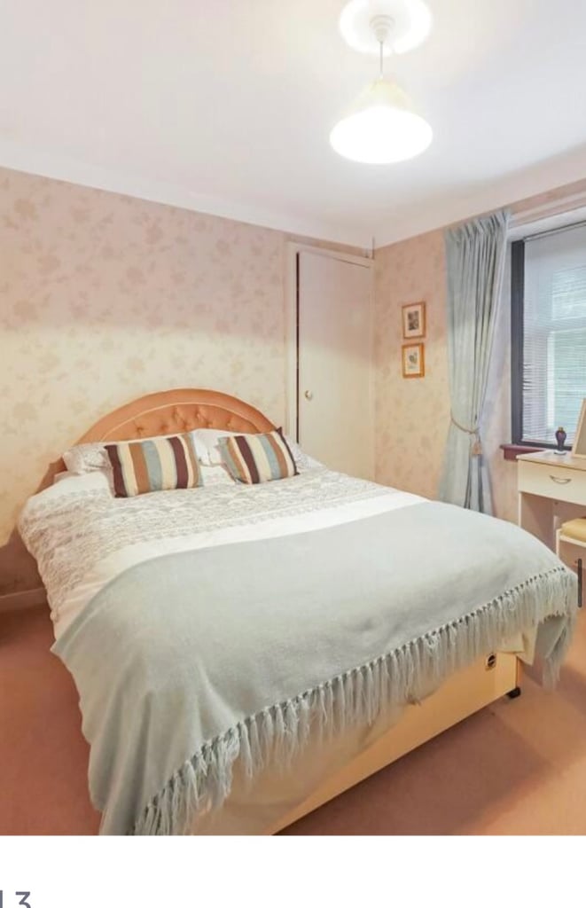 image for Double bed mattress and headboard