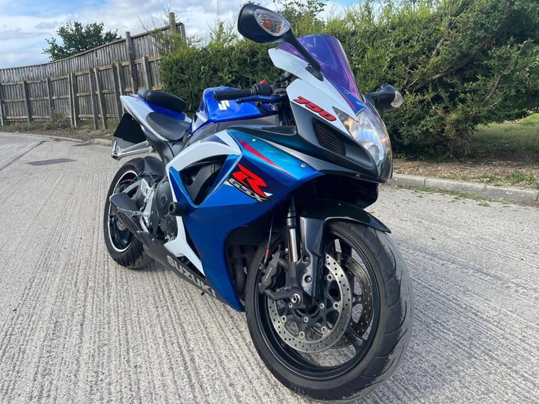 2007 07 SUZUKI GSXR 750 K7 GSXR750 BLUE SPORTS SUPERSPORT