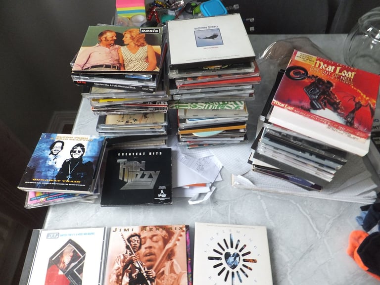  MASSIVE 275 Lot CDs Albums + hologram cds Music Record shop or Collectors 13 images signs