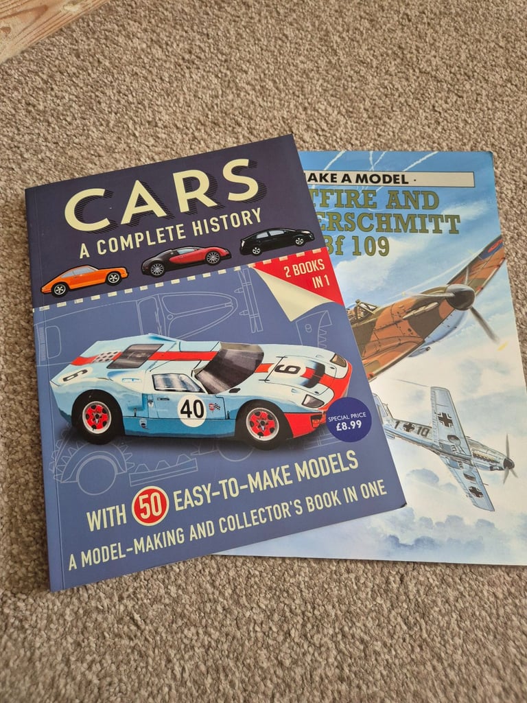image for Car and plane model book 