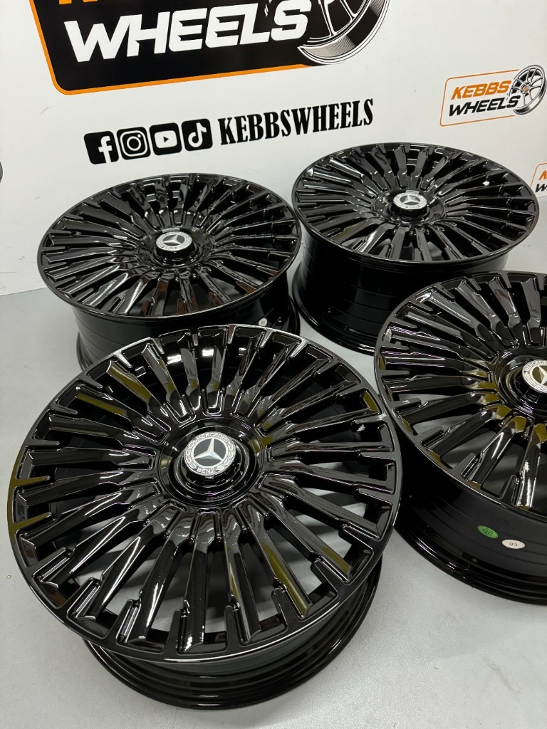 20" MERCEDES 2024/5 MAYBACH REPLACEMENT STYLE ALLOY WHEELS  C CLASS E CLASS S CLASS A CLASS