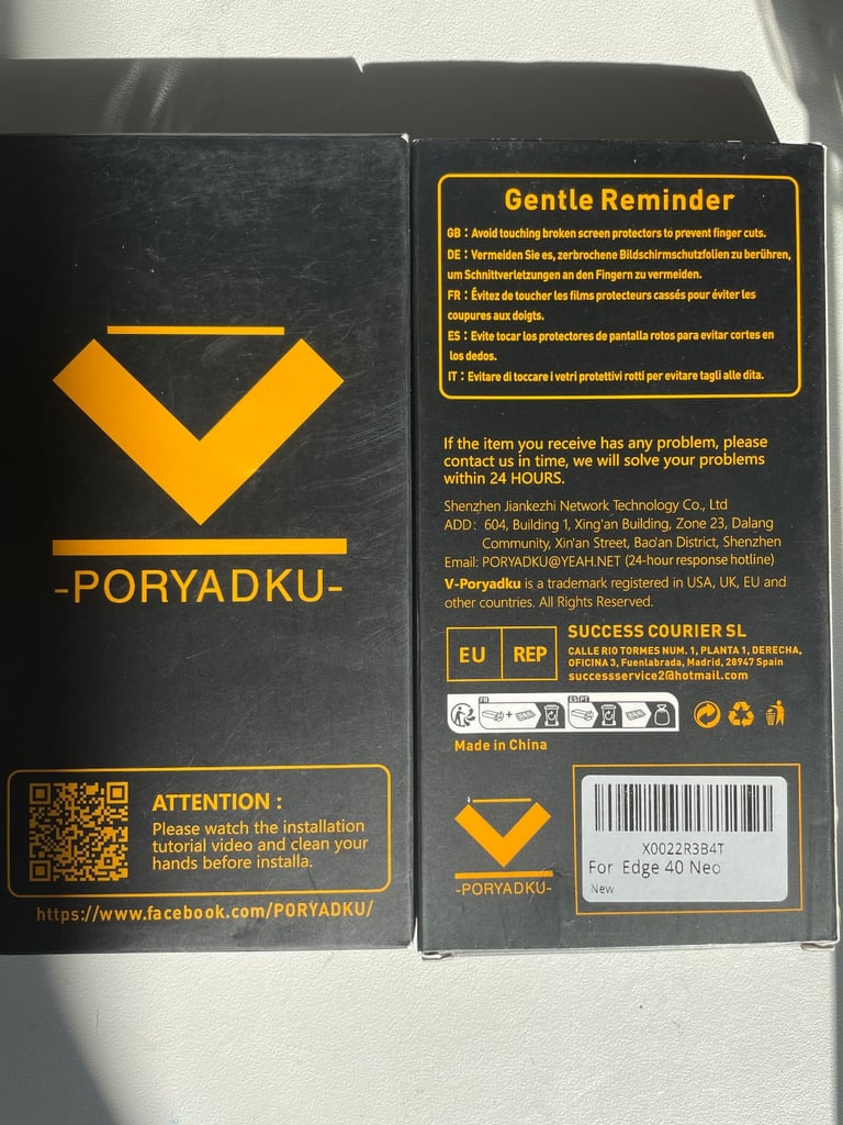 image for Motorola Edge 40 Neo Tempered Glass 